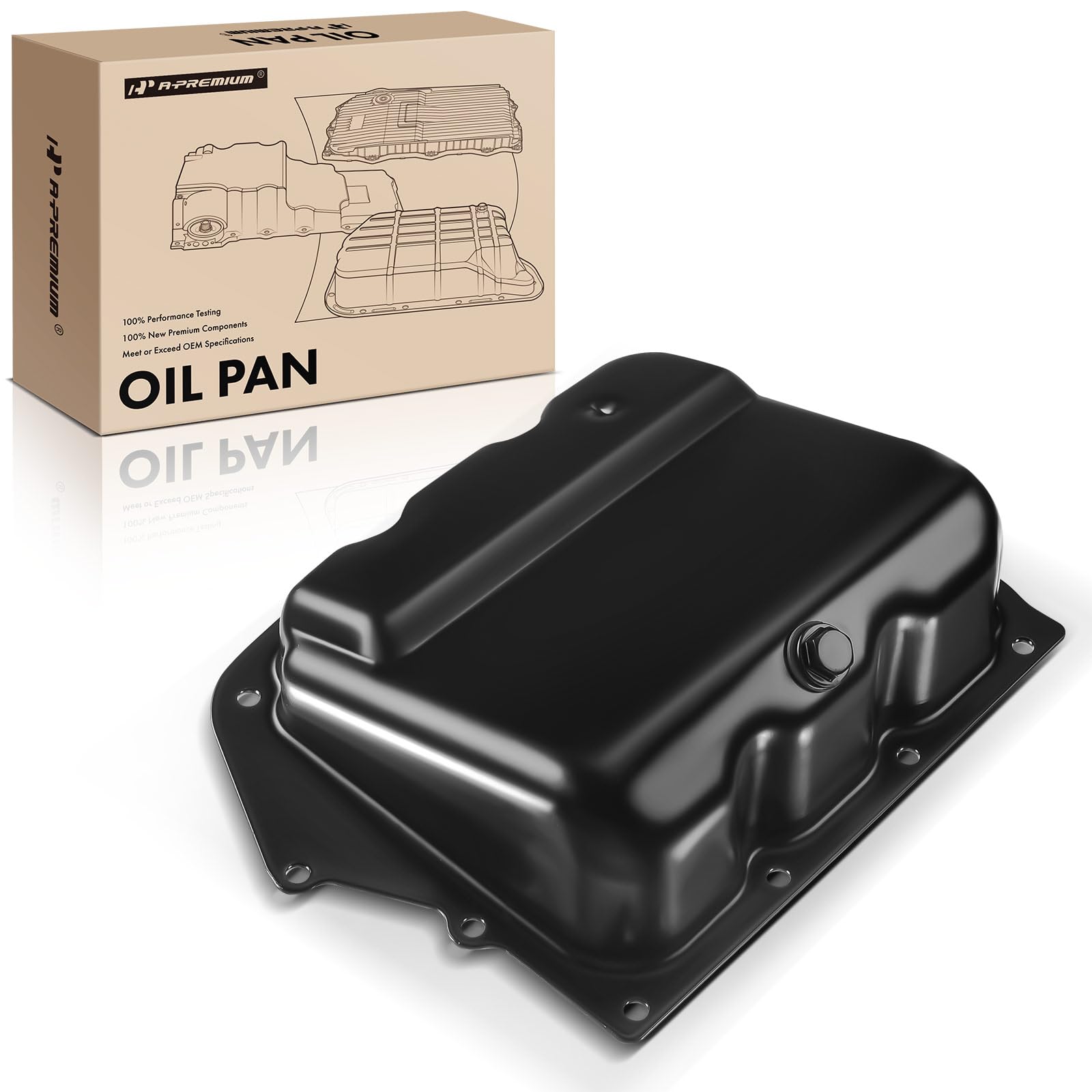 Amazon.com: A-Premium Transmission Oil Pan with Drain Plug